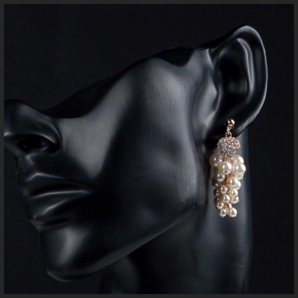 🎁 Swarovski Crystals Natania Grape Earrings - Picture 4 of 4